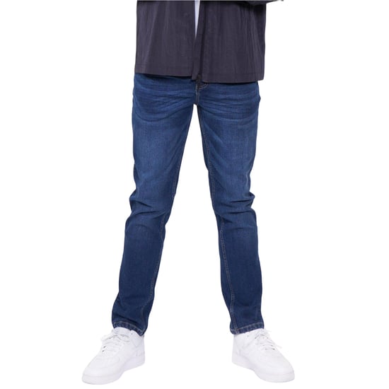 Firetrap Mens Plain Slim Jeans (Mid Wash) - Image 5