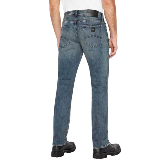 Armani Exchange Heren J13 Denim Slim-fit Jeans (Indigo) - Image 3