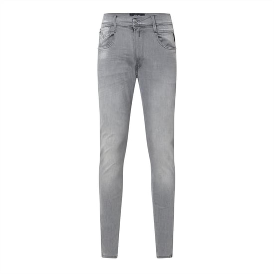 Replay Bronny katoenen jeans voor heren, in vervaagde kleur, slim fit (Grijs) - Image 2