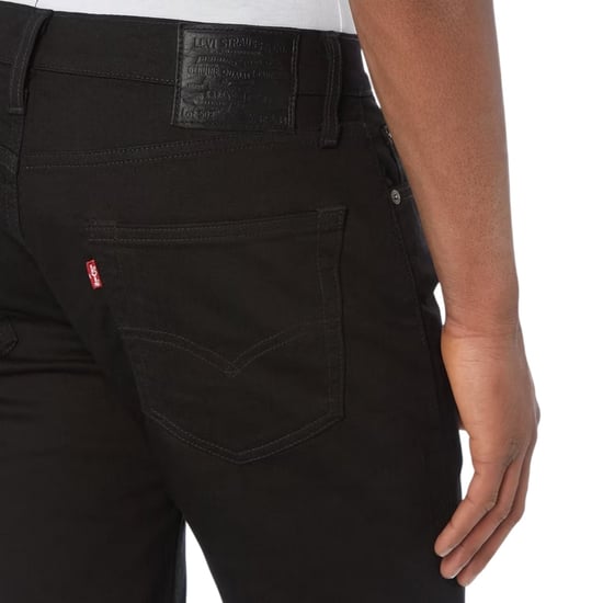 Levis Mens 502 Cotton Blend Slim Jeans (Nightshine) - Image 3