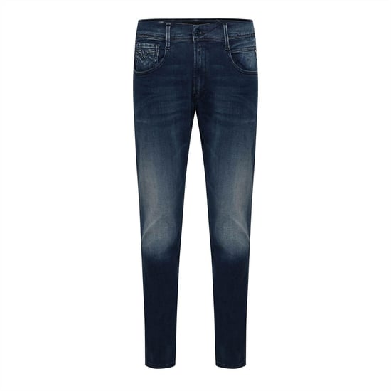Replay Slim-fit herenjeans van Anbass van een katoenmix (Blauw) - Image 1