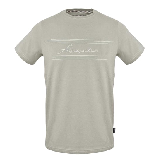 Aquascutum Unisex Logo Regular T-shirt voor volwassenen (Grijs) - Image 1
