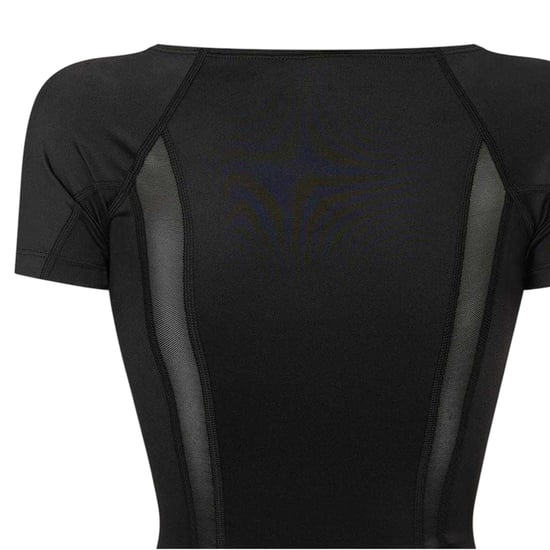 Skins Dynamische sporttop met boothals voor dames (Zwart) - Image 3