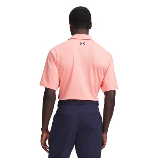 Under Armour Ademend sportpoloshirt voor heren (Roze) - Image 2