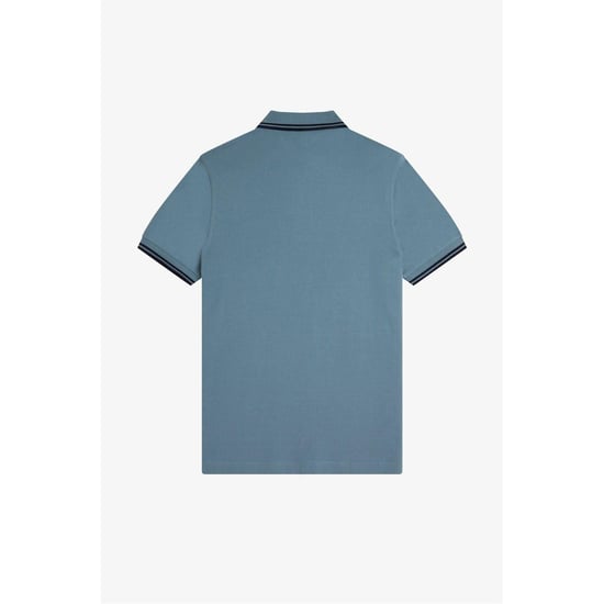 Fred Perry Heren Twin Tip Poloshirt (Bosbessen) - Image 2