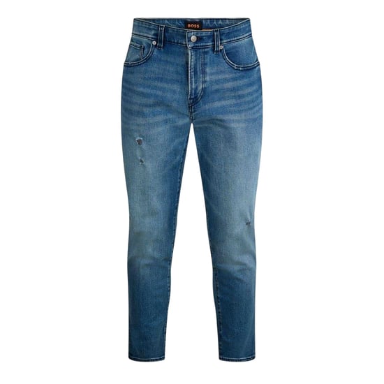 Boss Tapered jeans met 5 zakken voor heren (Marine) - Image 2