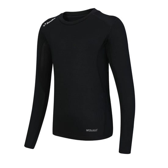 Sondico Kinder Core Ademend Langemouw Basislaag Top (Zwart) - Image 3