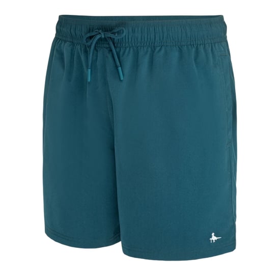Jack Wills Mens Embroidered Logo Mid Length Swim Shorts (Blue) - Image 3