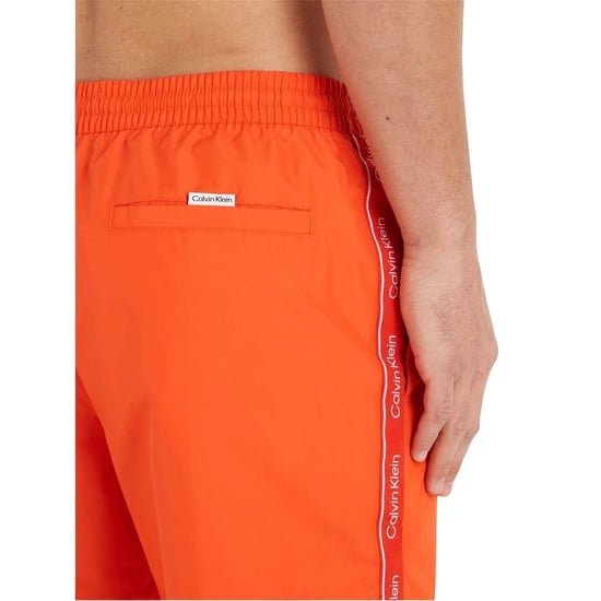 Calvin Klein Zwemshorts voor heren met elastische tailleband (Oranje) - Image 3