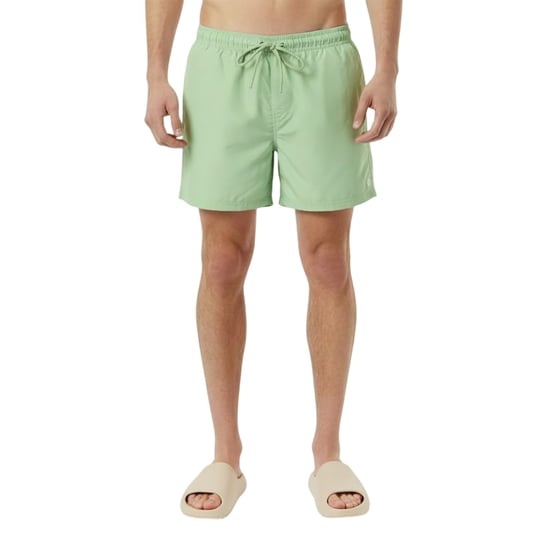 Jack Wills Mens Embroidered Logo Mid Length Swim Shorts (Mid Green) - Image 1