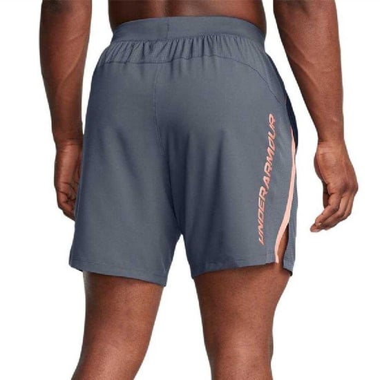 Under Armour Hardloopbroek voor heren met contrasterende details (Grijs) - Image 3
