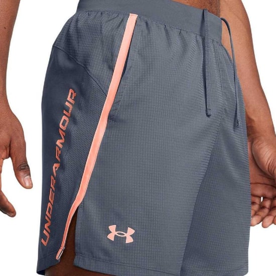 Under Armour Hardloopbroek voor heren met contrasterende details (Grijs) - Image 4