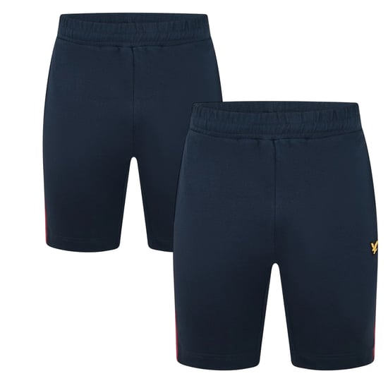 Lyle & Scott Mens Embroidered Logo Elasticated Waist Shorts (Pack of 2) (White) - Image 1