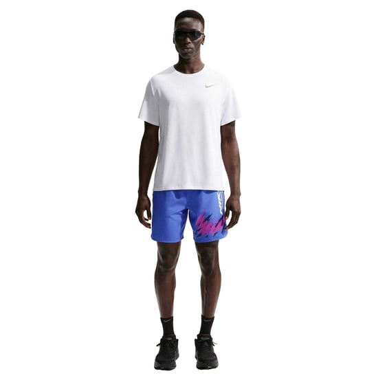 Nike Löparshorts för män med Dri-FIT-grafiktryck (Blå) - Image 5