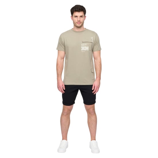 Duck and Cover Heren Moreshore Chino Korte Broek (Zwart) - Image 1