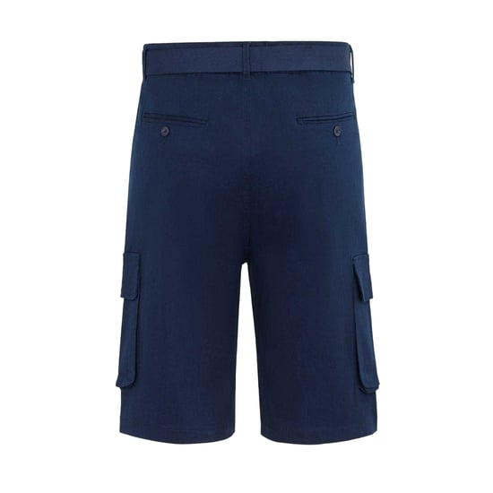 Firetrap Mens Cargo Shorts (Navy) - Image 2