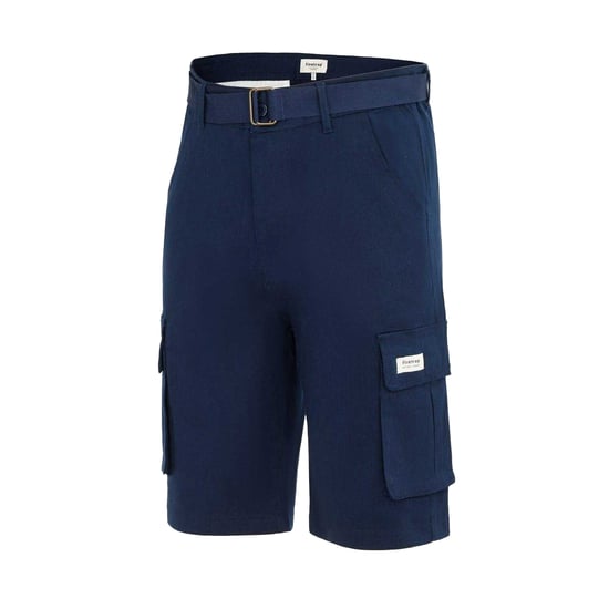 Firetrap Mens Cargo Shorts (Navy) - Image 3