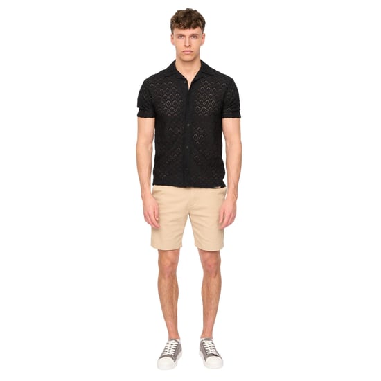 Duck and Cover Everett effen chino-short voor heren (Steen) - Image 1