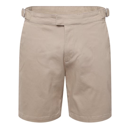 Duck and Cover Everett effen chino-short voor heren (Steen) - Image 2