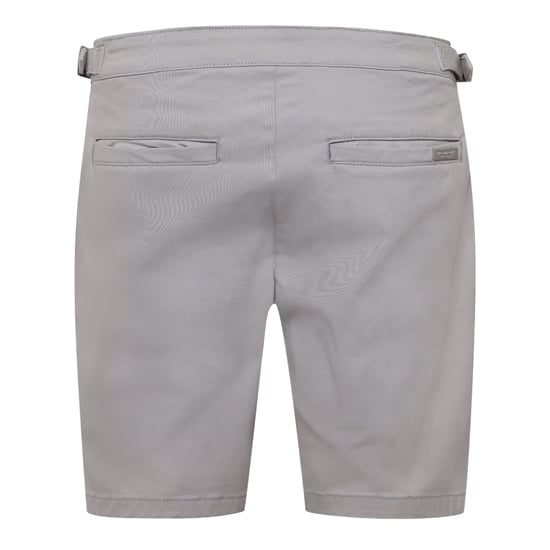 Duck and Cover Everett effen chino-short voor heren (Lichtgrijs) - Image 2