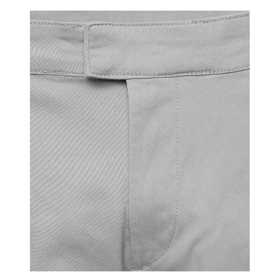 Duck and Cover Everett effen chino-short voor heren (Lichtgrijs) - Image 3