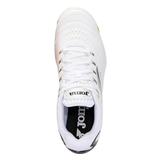 Joma Mens Maxima Reinforced Toe Indoor Football Shoes (White/Grey) - Image 3