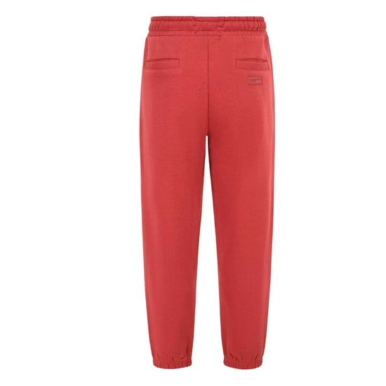 Blank Essentials Joggingbroek voor heren met gebogen logo (Kruiden Rood) - Image 2