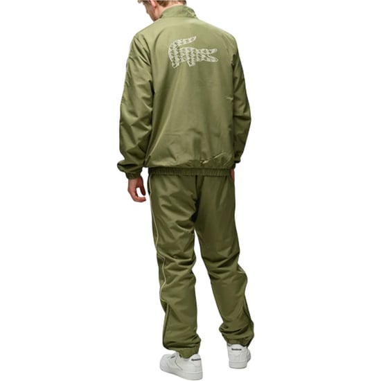 Lacoste Trainingspak met trechterhals en logo voor heren (Kaki Groen) - Image 3