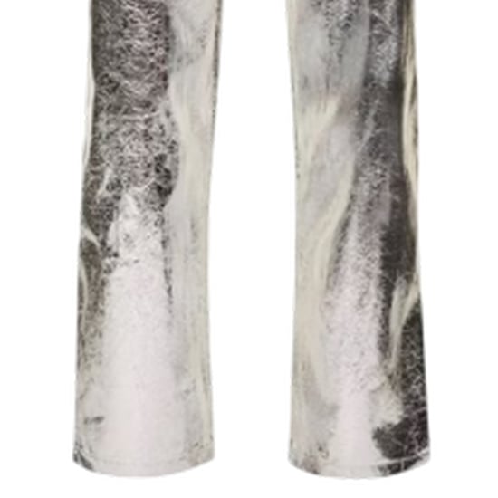 AmyLynn Dames/Dames Metallic Broek (Zilver) - Image 3