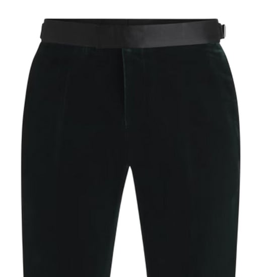 Boss Mens Tuxedo Trousers (Green) - Image 3