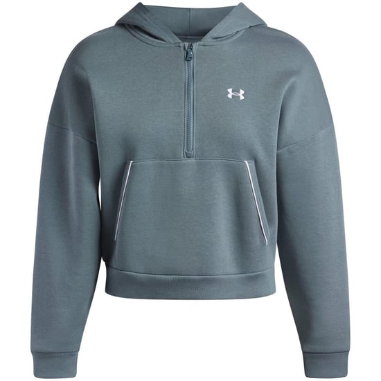 Under Armour Rival-sweatshirt met capuchon en ruime pasvorm voor dames (Blauw) - Image 1