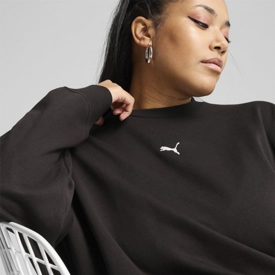 Puma Dames/dames Oversized Sweatshirt (Zwart) - Image 4