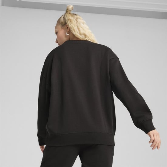 Puma Dames/dames Oversized Sweatshirt (Zwart) - Image 5