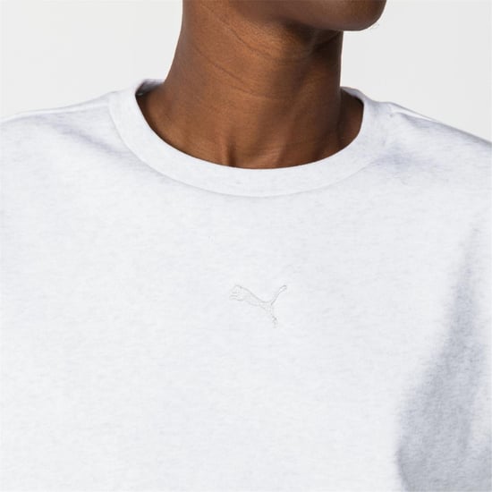 Puma Dames/dames Oversized Sweatshirt (Ijs Grijs Mergel) - Image 2