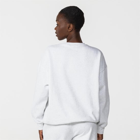 Puma Dames/dames Oversized Sweatshirt (Ijs Grijs Mergel) - Image 3