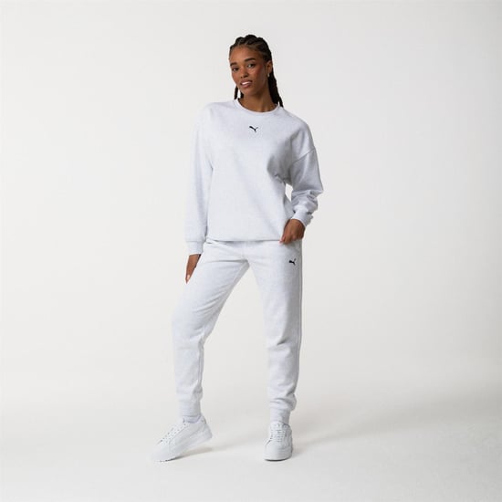 Puma Dames/dames Oversized Sweatshirt (Ijs Grijs Mergel) - Image 5