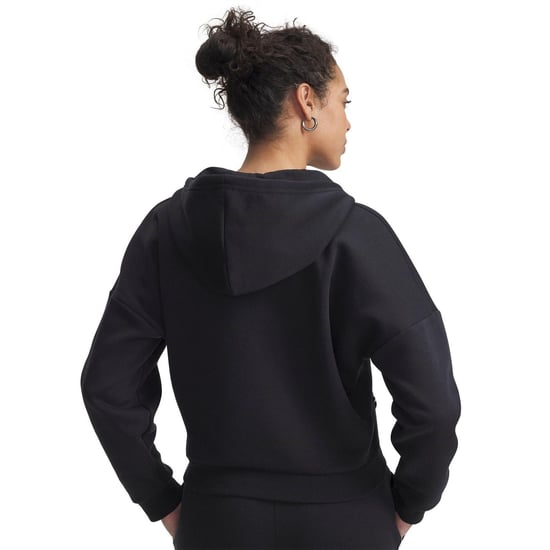 Under Armour Rival-sweatshirt met capuchon en ruime pasvorm voor dames (Zwart) - Image 4