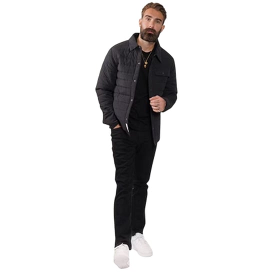 Firetrap Mens Rom Cotton Straight Jeans (Black Wash) - Image 1