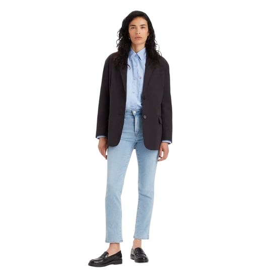 Levis Mens High Rise Straight Leg Jeans (Soho Azure Mood) - Image 1