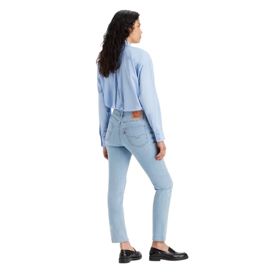 Levis Mens High Rise Straight Leg Jeans (Soho Azure Mood) - Image 3