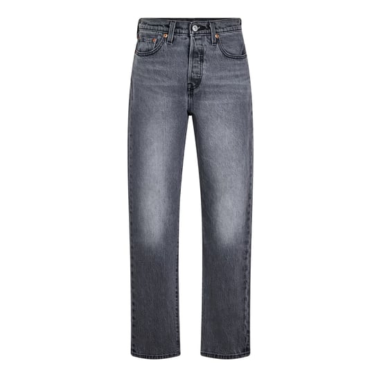 Levis Womens/Ladies 501 5 Pockets Straight Leg Jeans (Porcini Haze) - Image 2