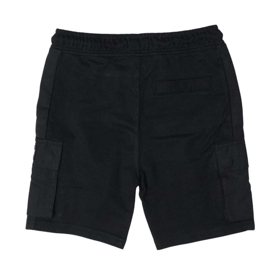 Weekend Offender Flamengo-fleece-cargoshorts voor kinderen (Zwart) - Image 2