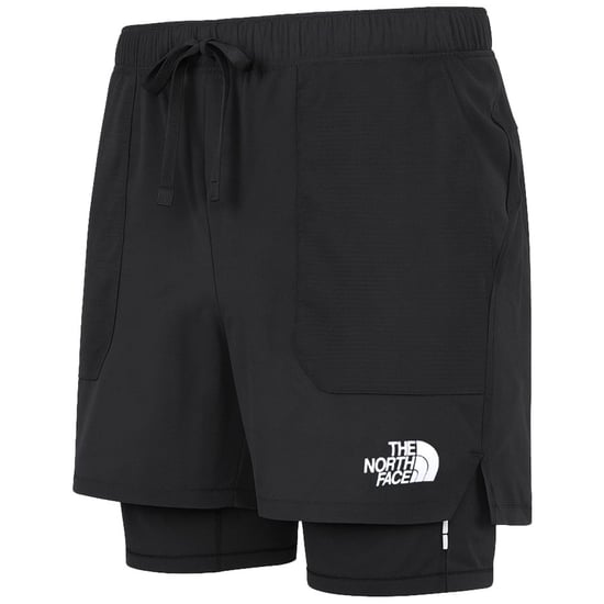 The North Face 4" Sunriser Mens Black 2in1 Shorts - Image 2
