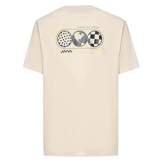 Oakley MX Mens Off White Golf T-Shirt - Image 2