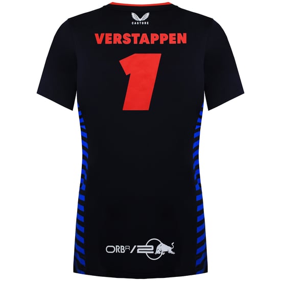 Red Bull Racing Official Teamline Max Verstappen Womens T-Shirt - Image 2