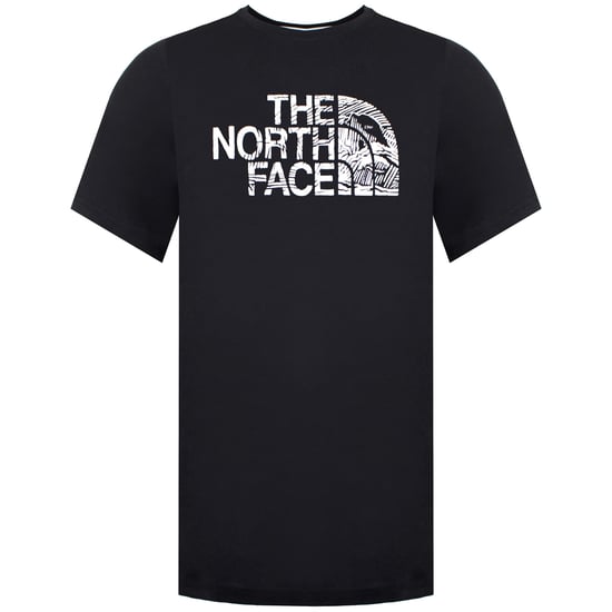 The North Face Woodcut Dome Mens Black T-Shirt - Image 1