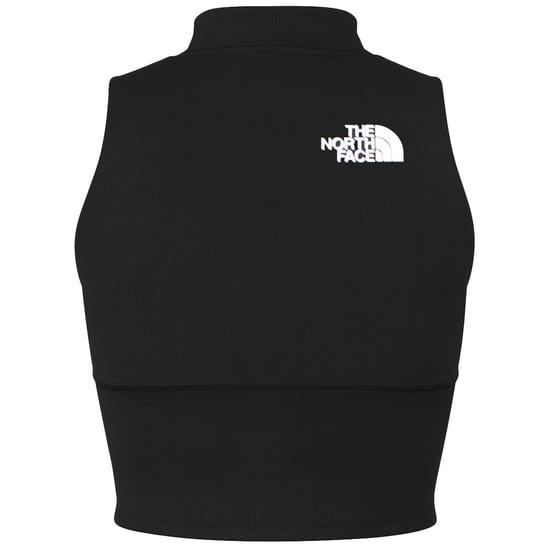 The North Face Rib Panel Zip Womens Black Top - Image 2