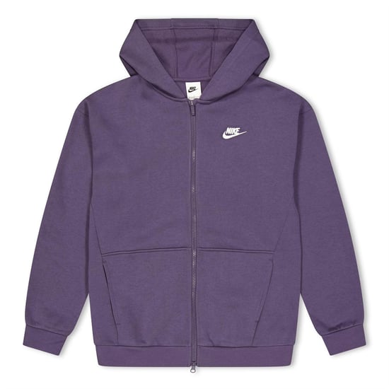 Nike Meisjes Sportswear Full Zip Hoodie (Rozijnenpaars) - Image 1
