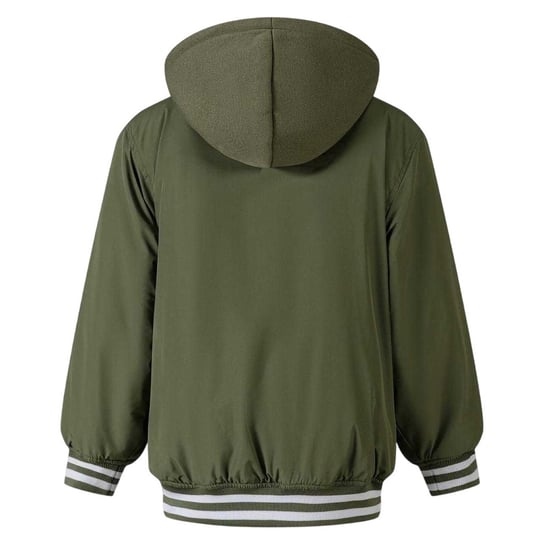 Minoti Geborduurde baseball-varsityjas voor jongens (Khaki) - Image 3