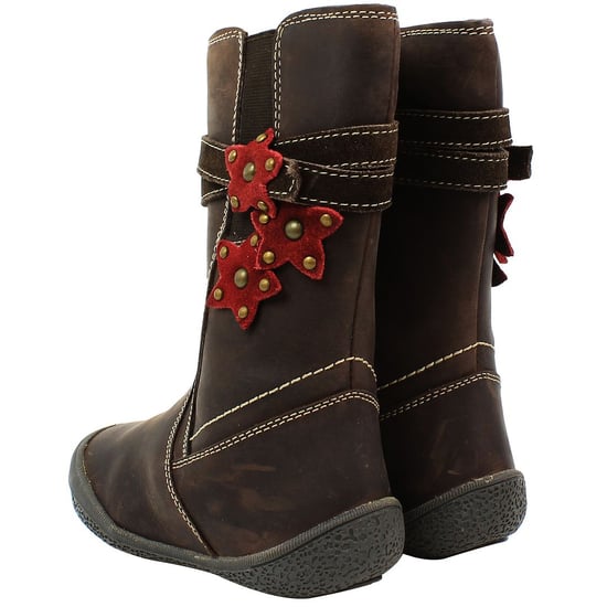 Hush Puppies Genavive Kids Brown Boots - Image 3
